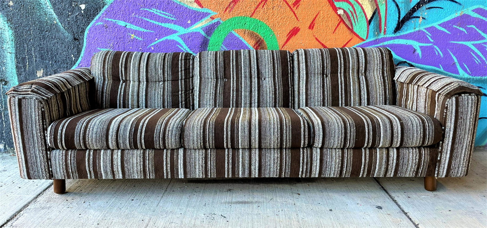 IMO MILO BAUGHMAN Tuxedo Style Sofa Mid Century (1 of 12)