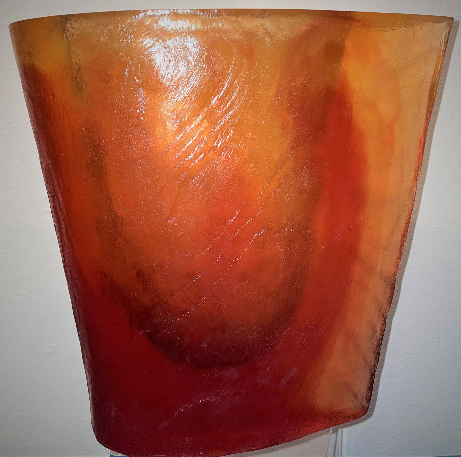 Large TERRY BALLE Acrylic Resin Post Modern Vase (1 of 6)