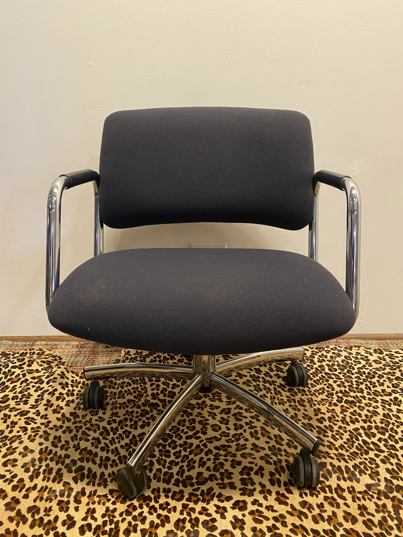 STEELCASE Mid Century Chrome Office Chair (1 of 7)
