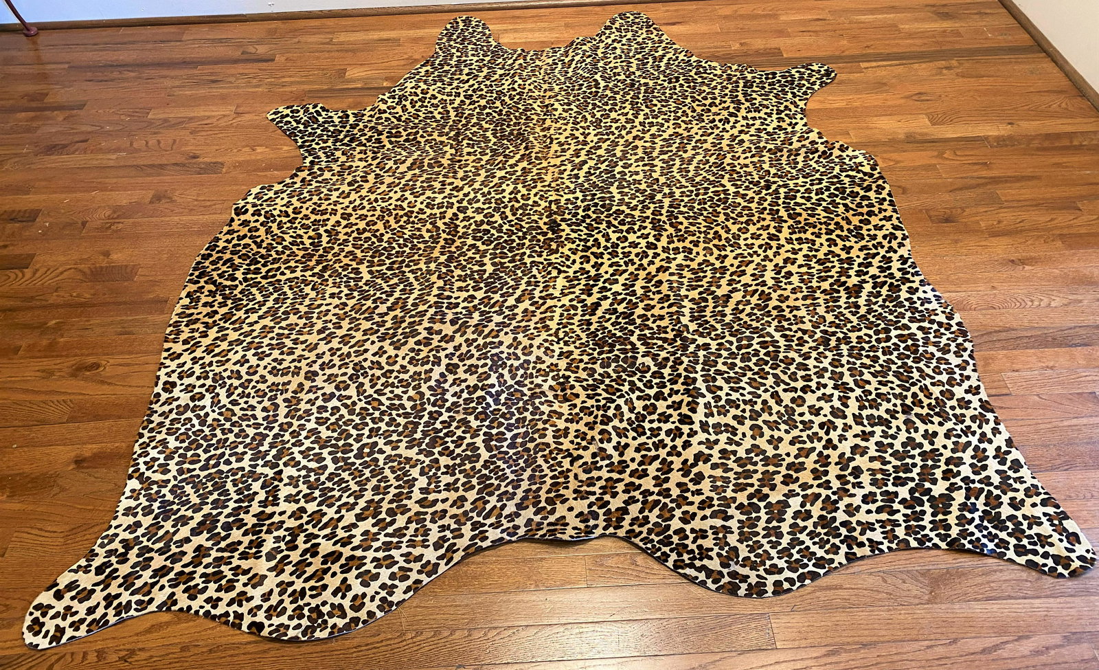 Leopard Print Cowhide Rug (1 of 4)