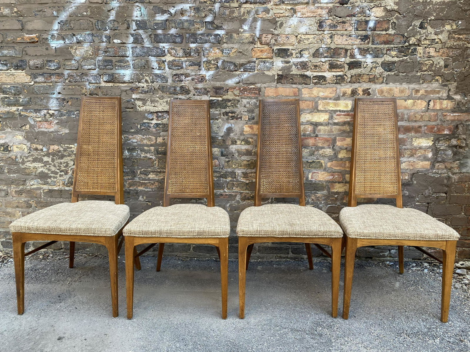 Mid Century LANE Highback Dining Room Chairs (1 of 4)
