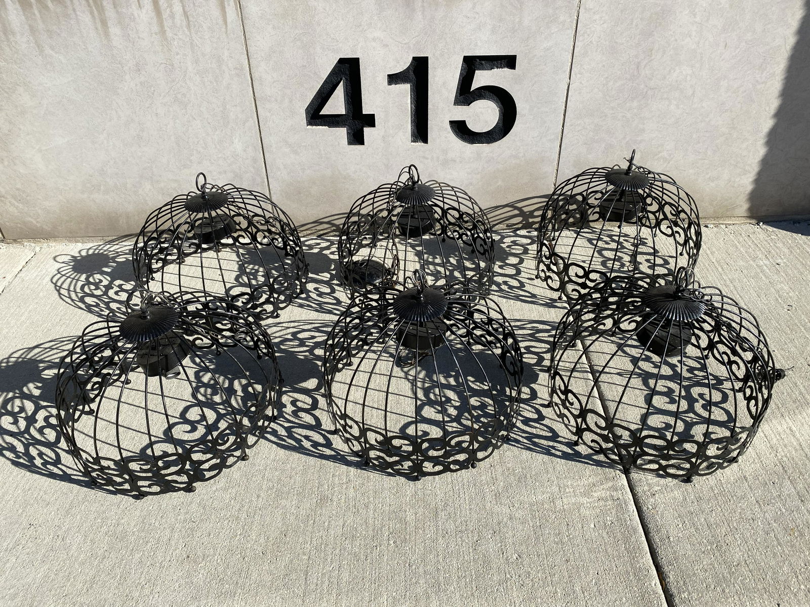 IMO ARTHUR UMANOFF Hanging Light Fixtures: 14 1/2in T x 18in diameter