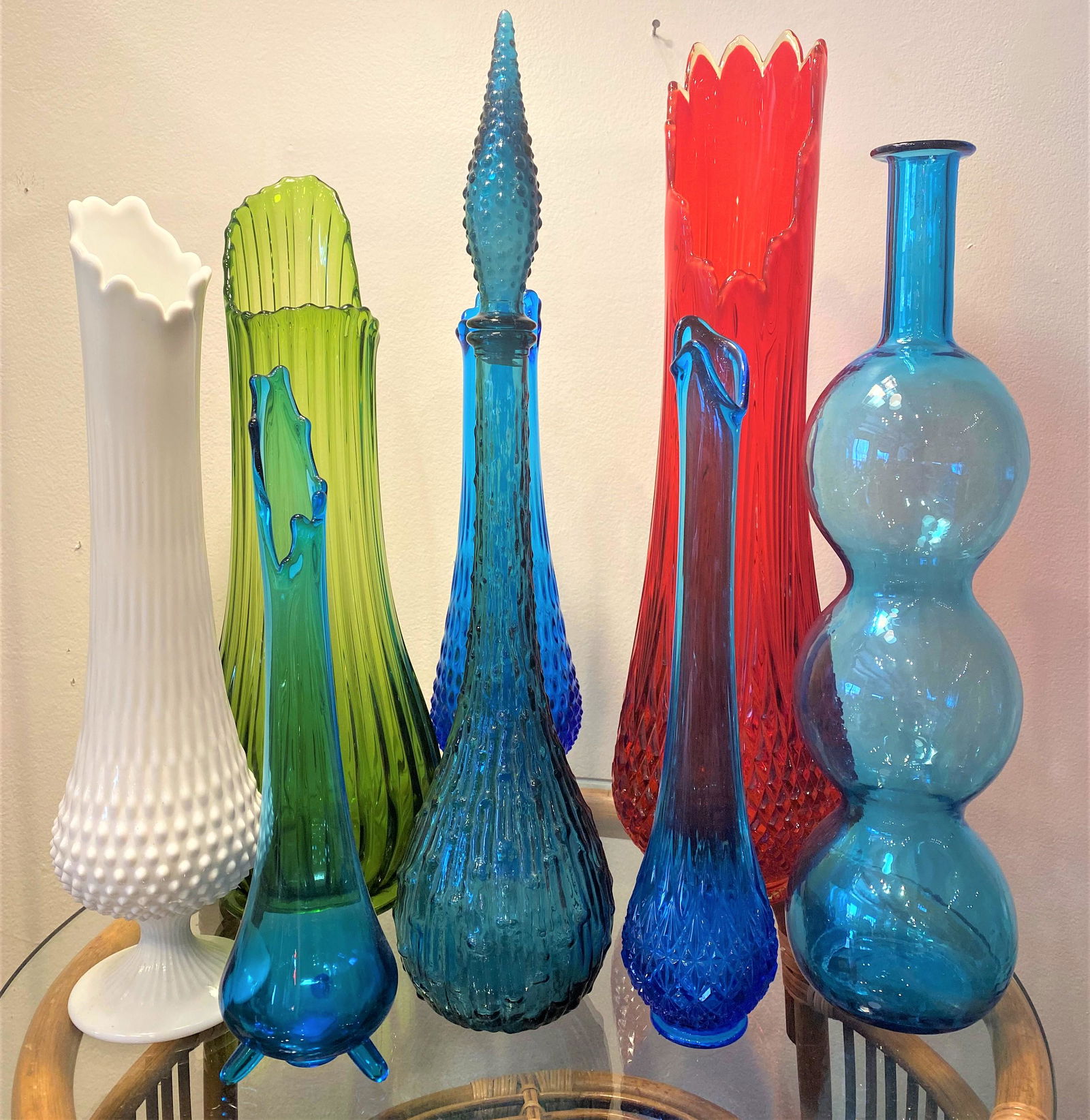 Collection Tall VIKING Glass Vases (1 of 2)