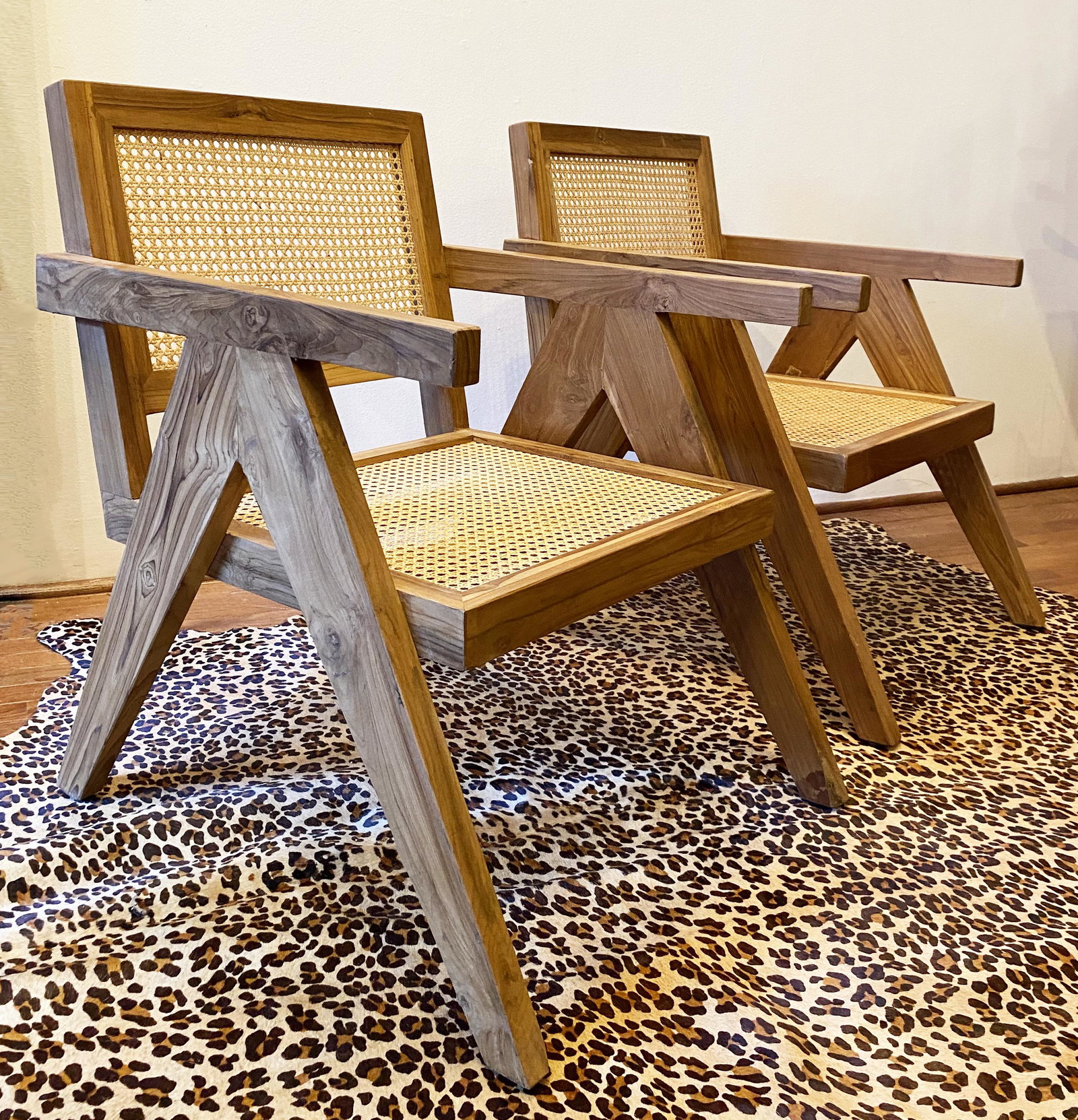 Pair IMO Pierre Jeanneret Armchairs (1 of 5)