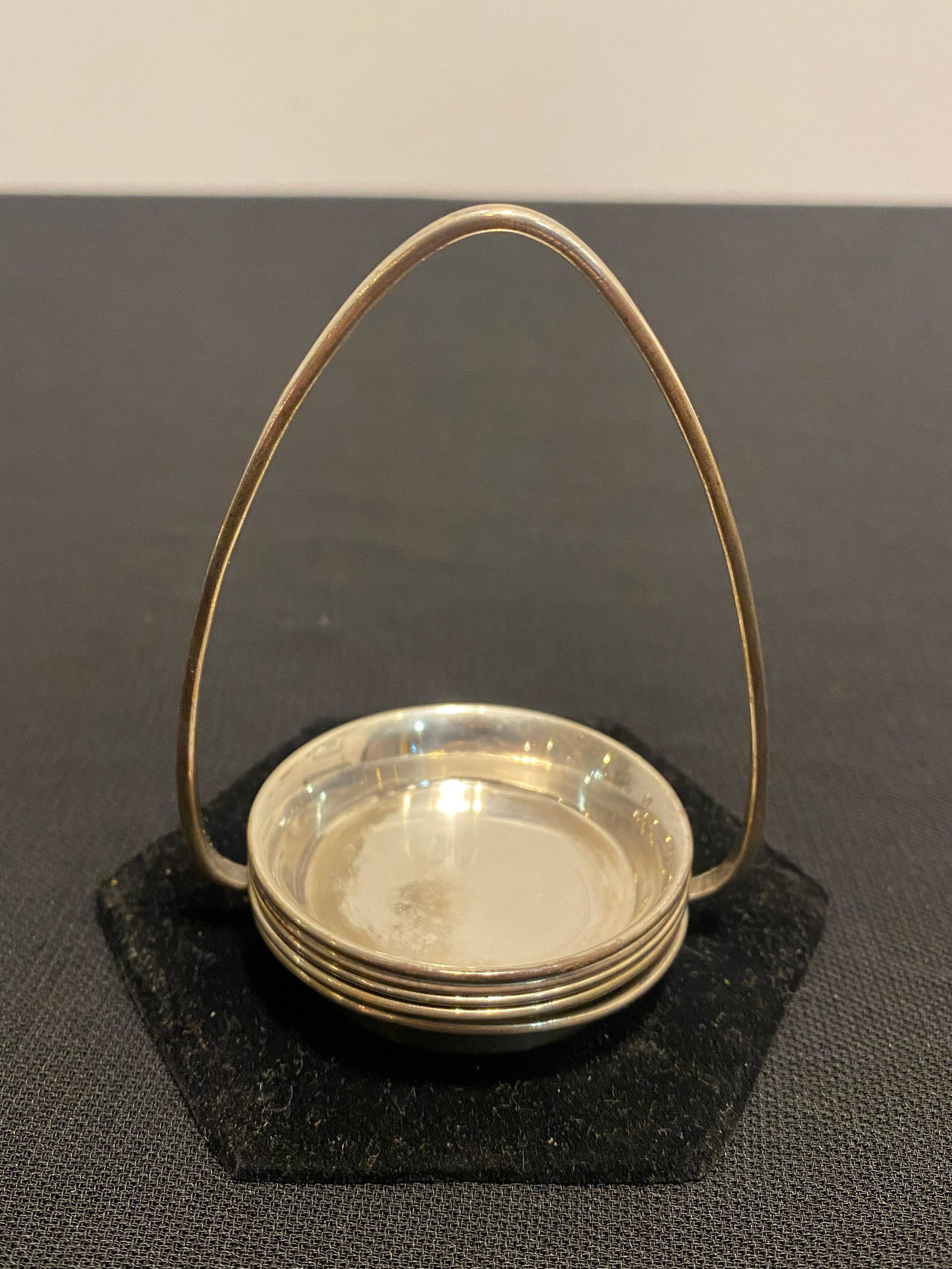 TIFFANY Sterling Silver Modernist Salt or Nut Dishes (1 of 4)