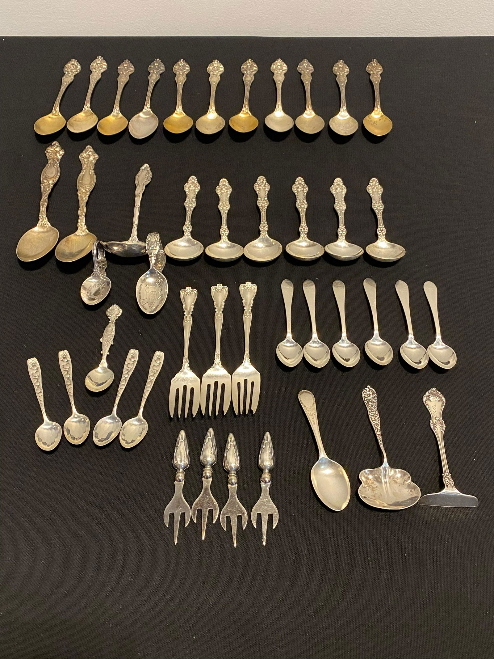 Collection 43pc Sterling Silver Various Flatware Pieces (1 of 5)