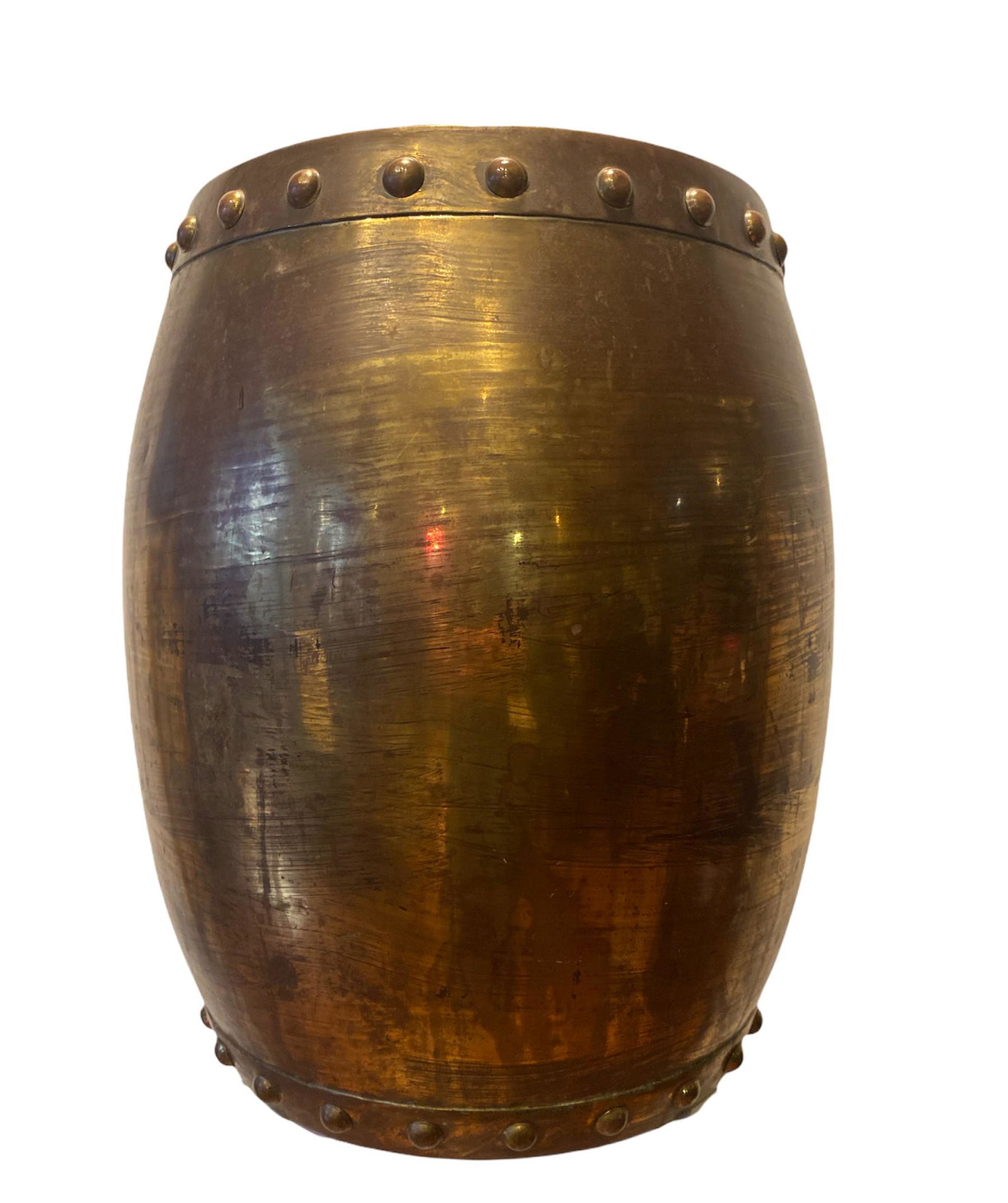 Chinese Brass Garden Stool #2 (1 of 3)