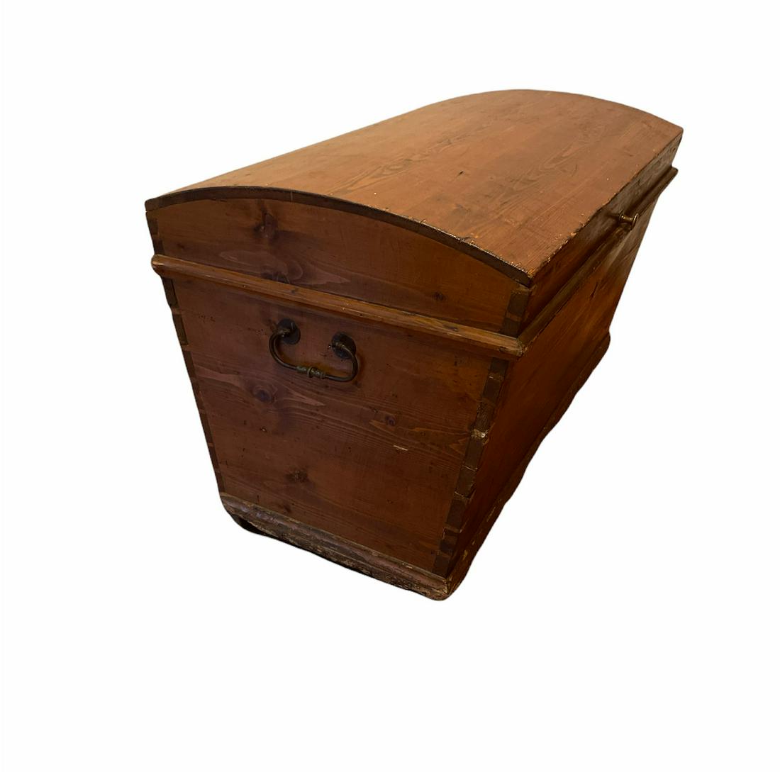 European Pine Trunk: 31.5 in x 22 in high, 23.5 in deep