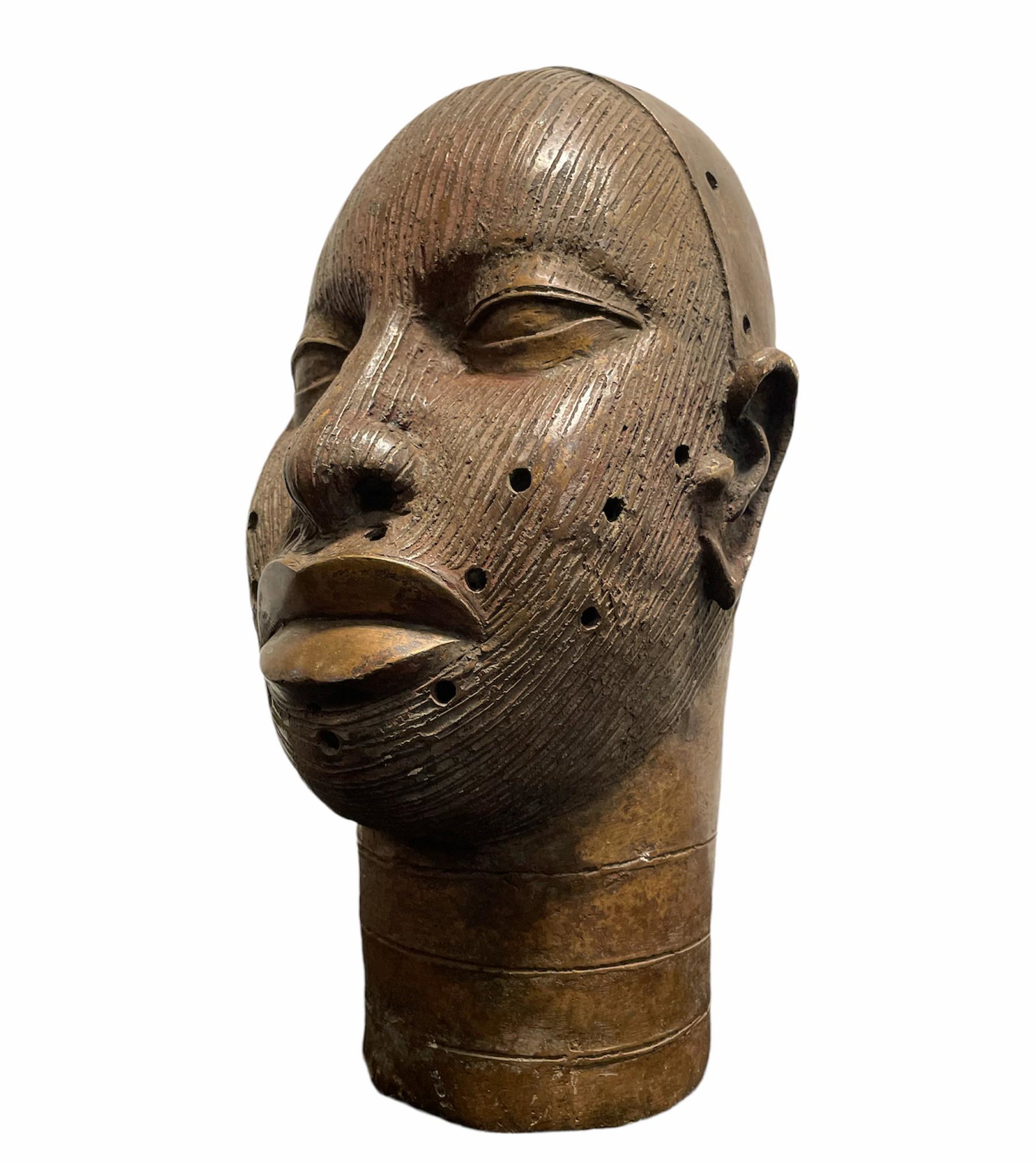 Large Benin Bronze Head #1 (1 of 5)