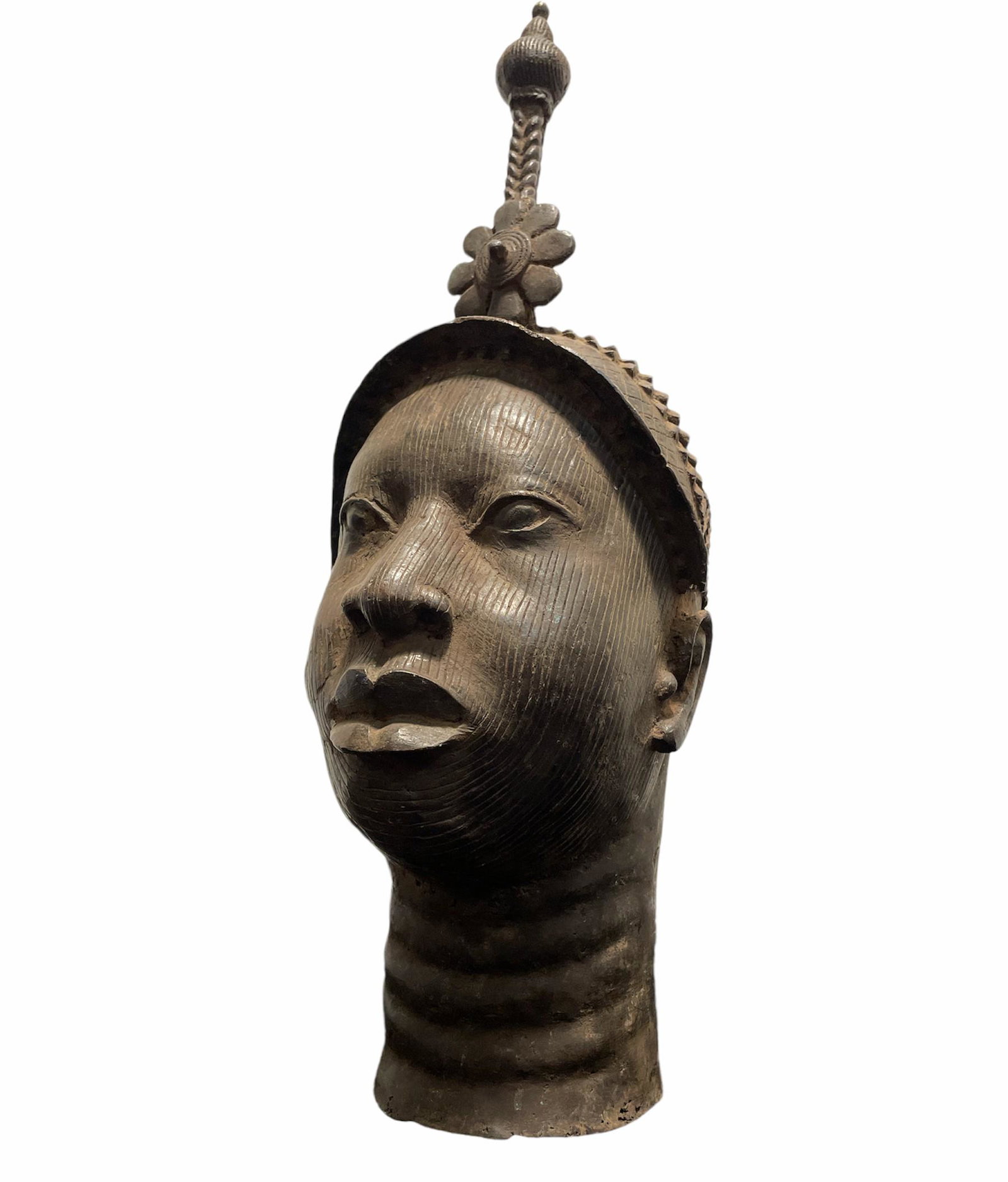 Large Benin Bronze Head #3 (1 of 6)
