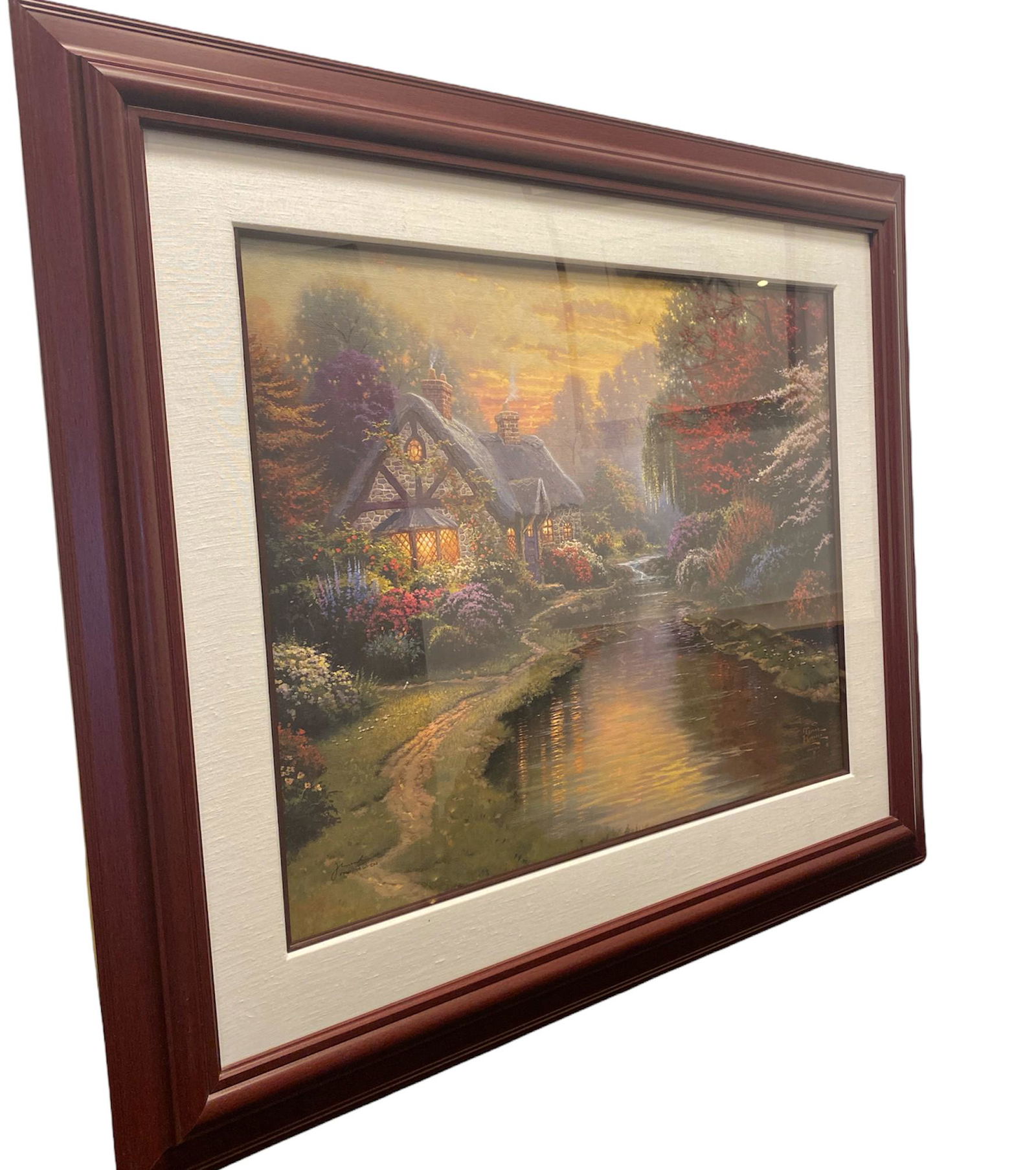 THOMAS KINKADE Lithograph  "Quiet Evening" (1 of 4)