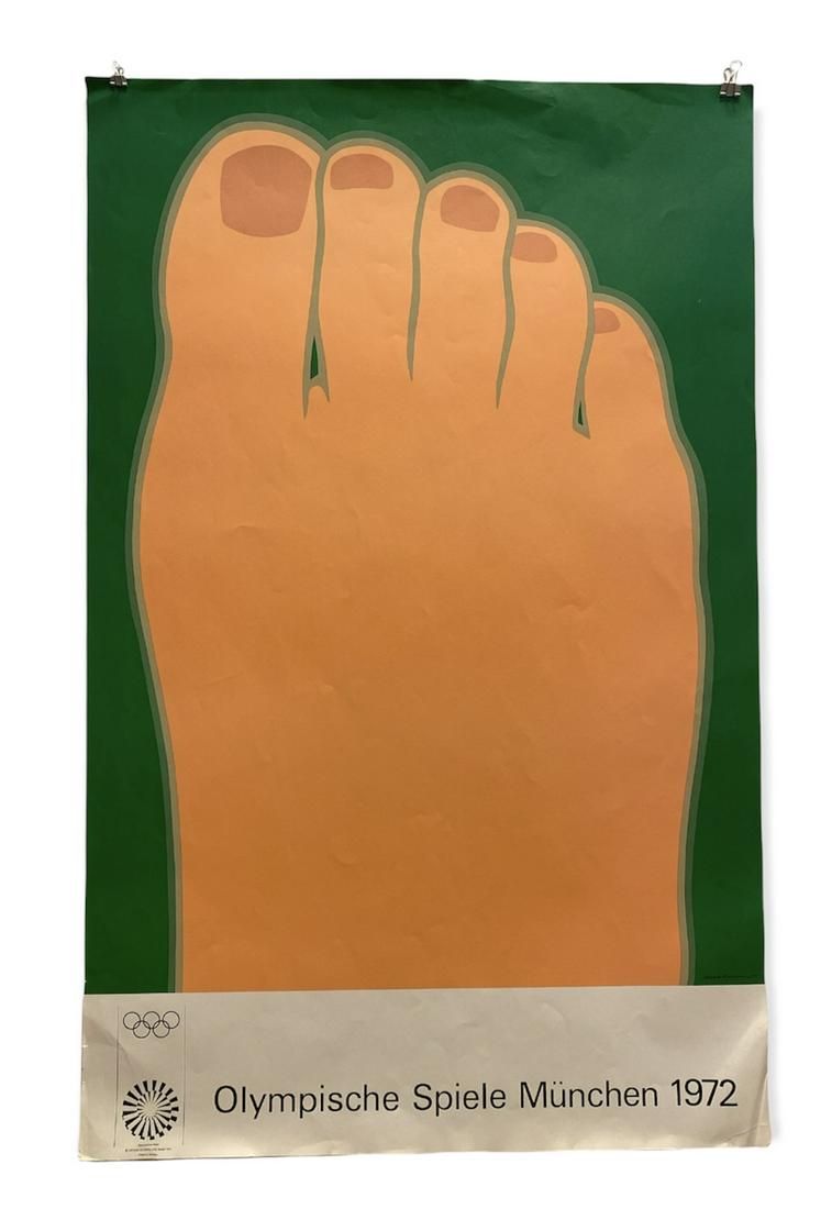 1972 Munich Olympic Poster by TOM WESSELMANN (1 of 2)