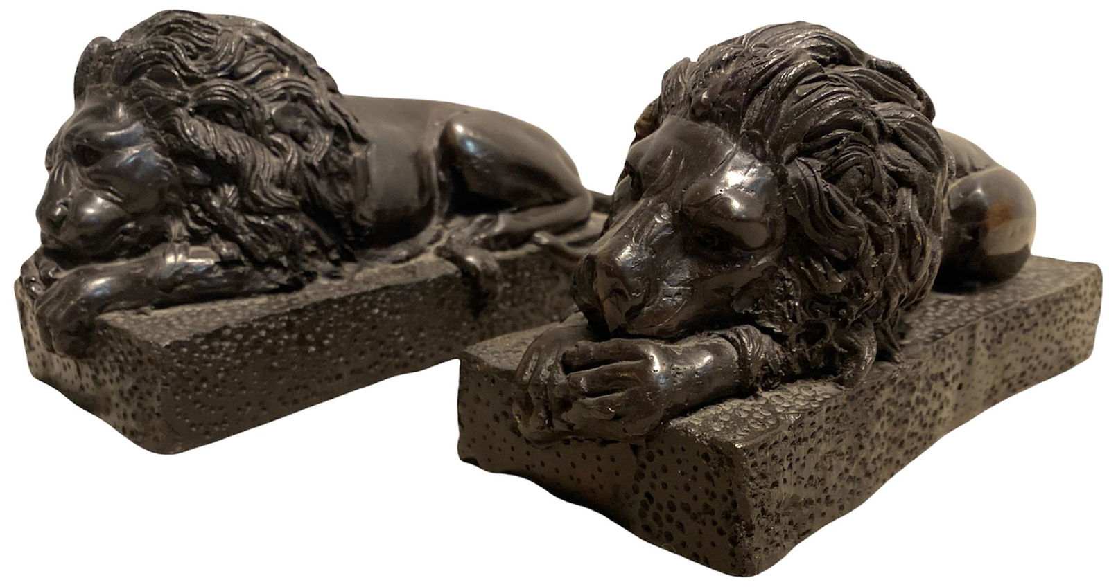 MAITLAND SMITH Bronze Lion Statues (1 of 5)