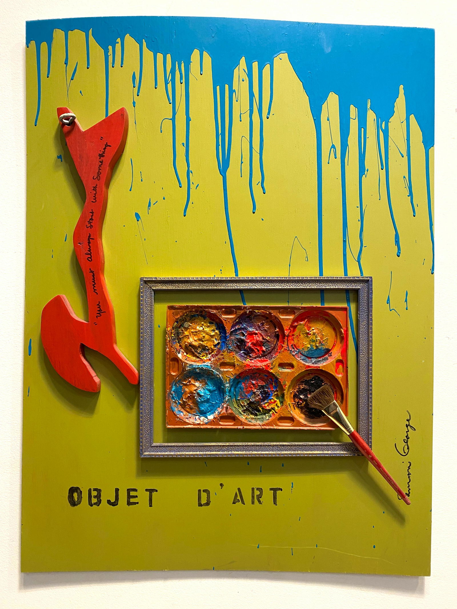 De Collage Mix Media by SAMMI GEORGE: 24in X 32in