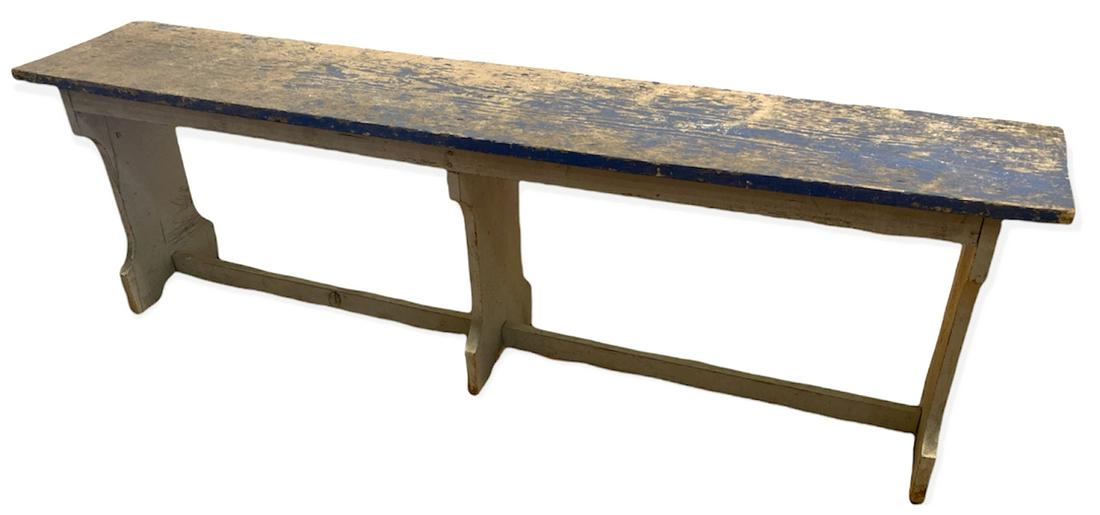 Early 1900's Primitive Farmhouse Bench (1 of 3)