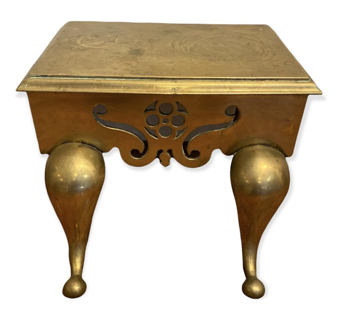 19thC English Brass Footman (1 of 6)