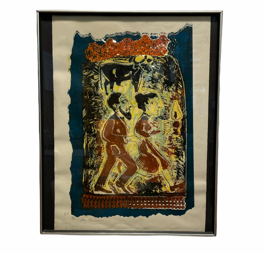 Signed ALEX BOZICKOVITCH Modern Abstract Artist's Proof (1 of 4)