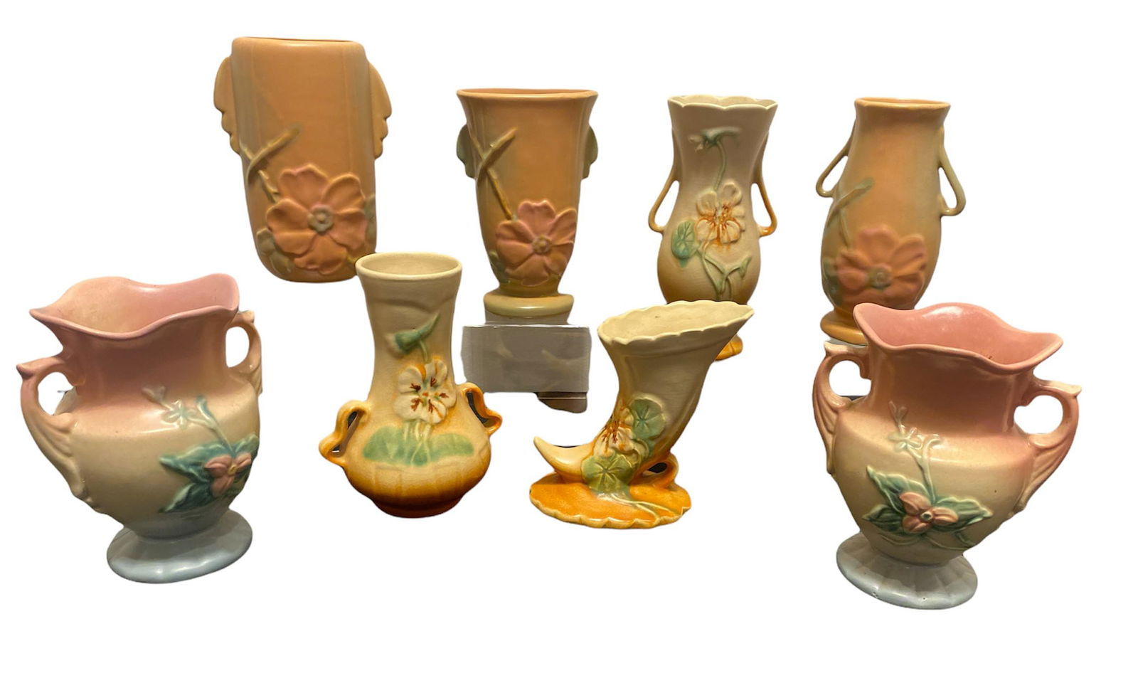 Collection 8 WELLER HULL Vases (1 of 8)