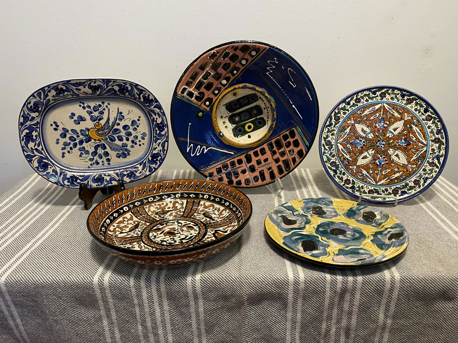 Antique Ceramic Serving Platters REITZ (1 of 6)