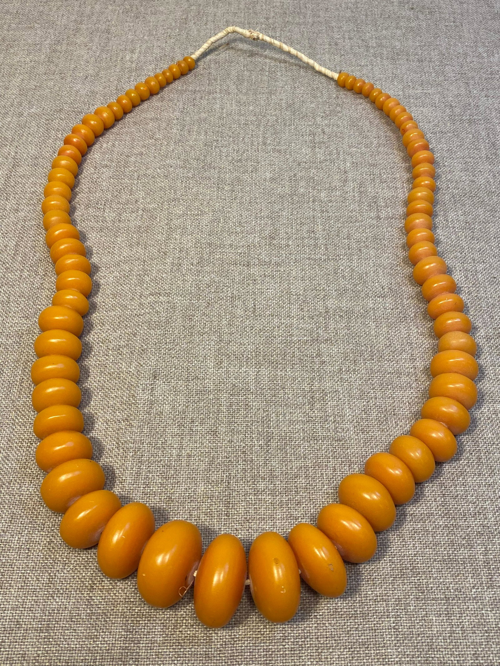HUGE Amber African Bead Necklace (1 of 3)