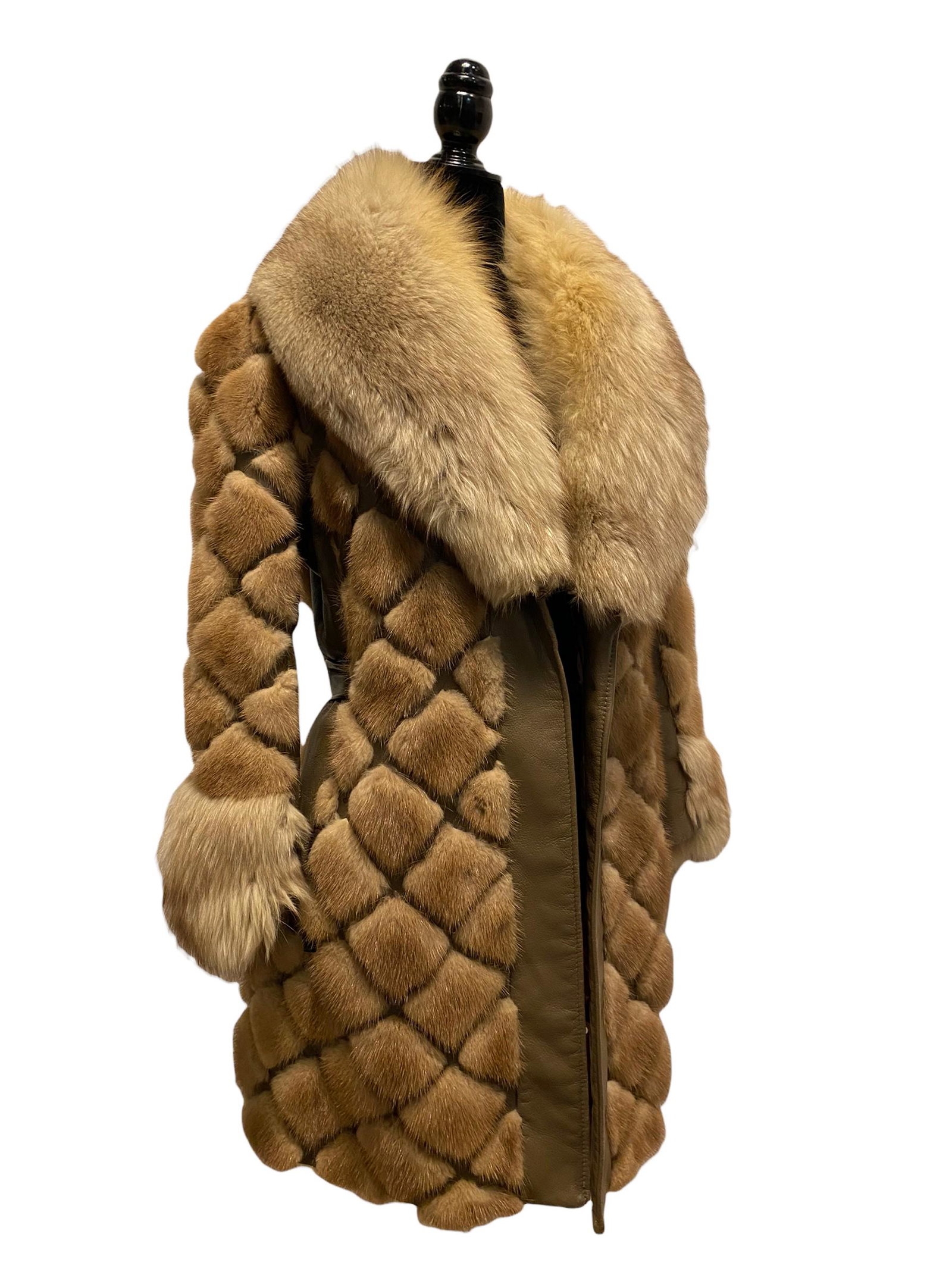 Vintage 1970's Mink & Fox Jacket (1 of 4)