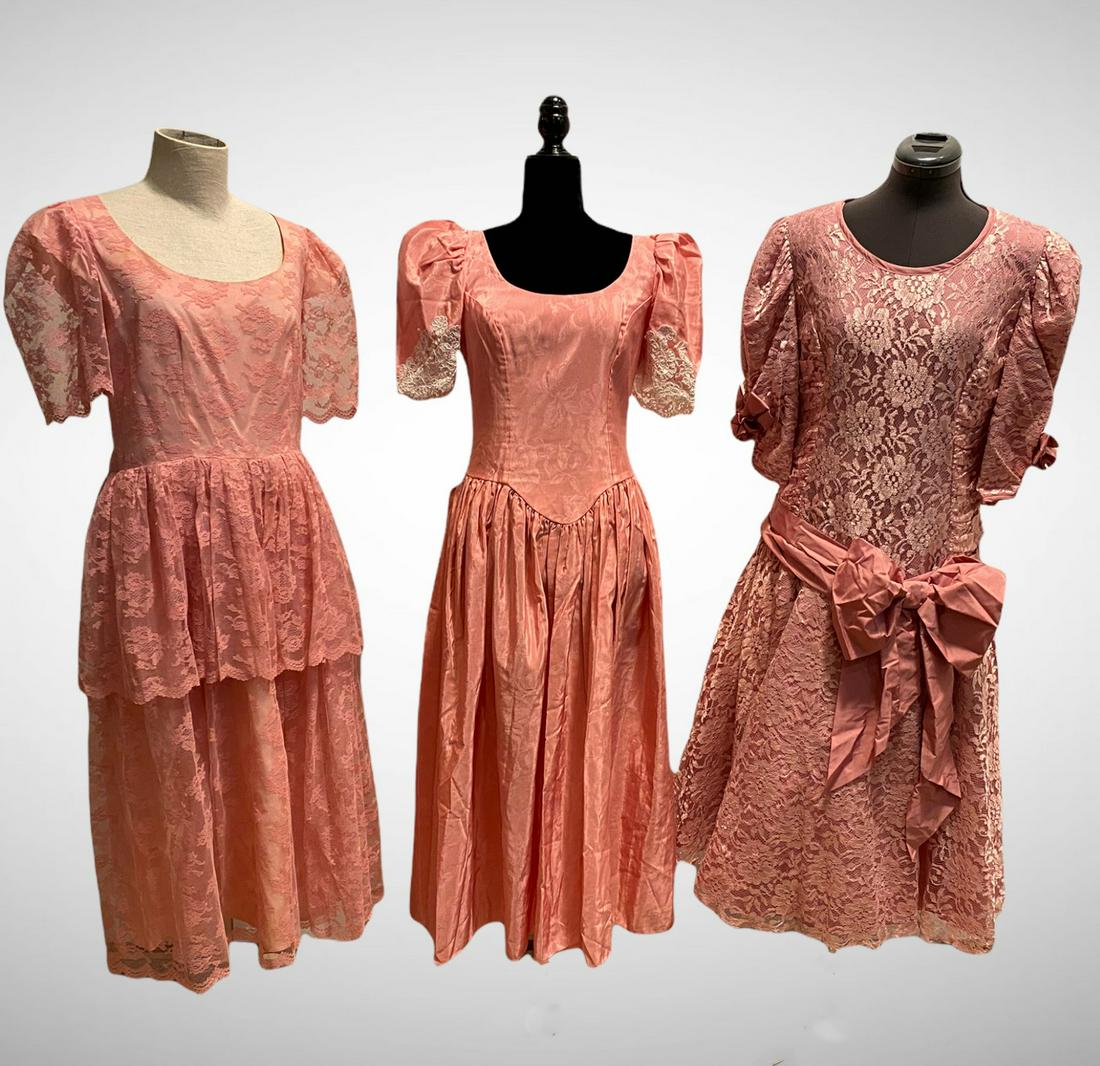 Collection Vintage Pink Bridesmaid Dresses A. ANGELO (1 of 6)