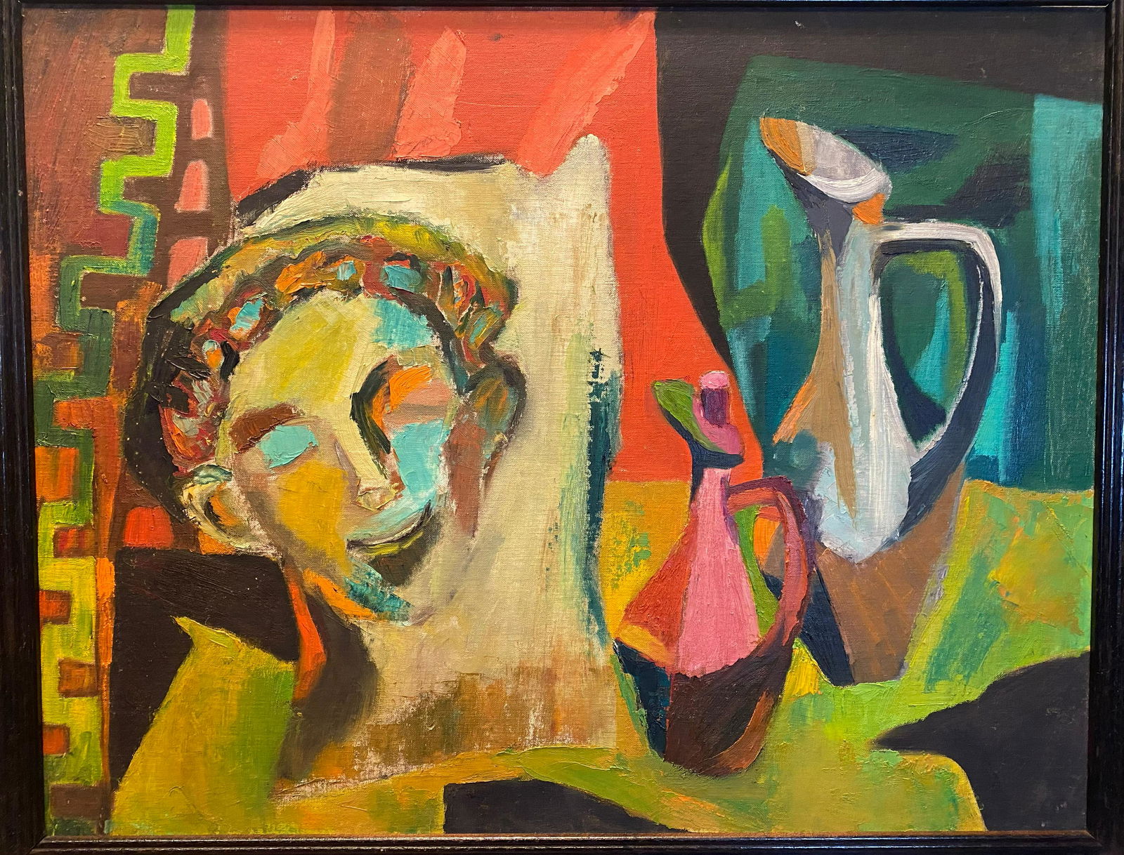 Mid Century Still Life Oil on Canvas HELEN DU BOIS 1956 (1 of 6)