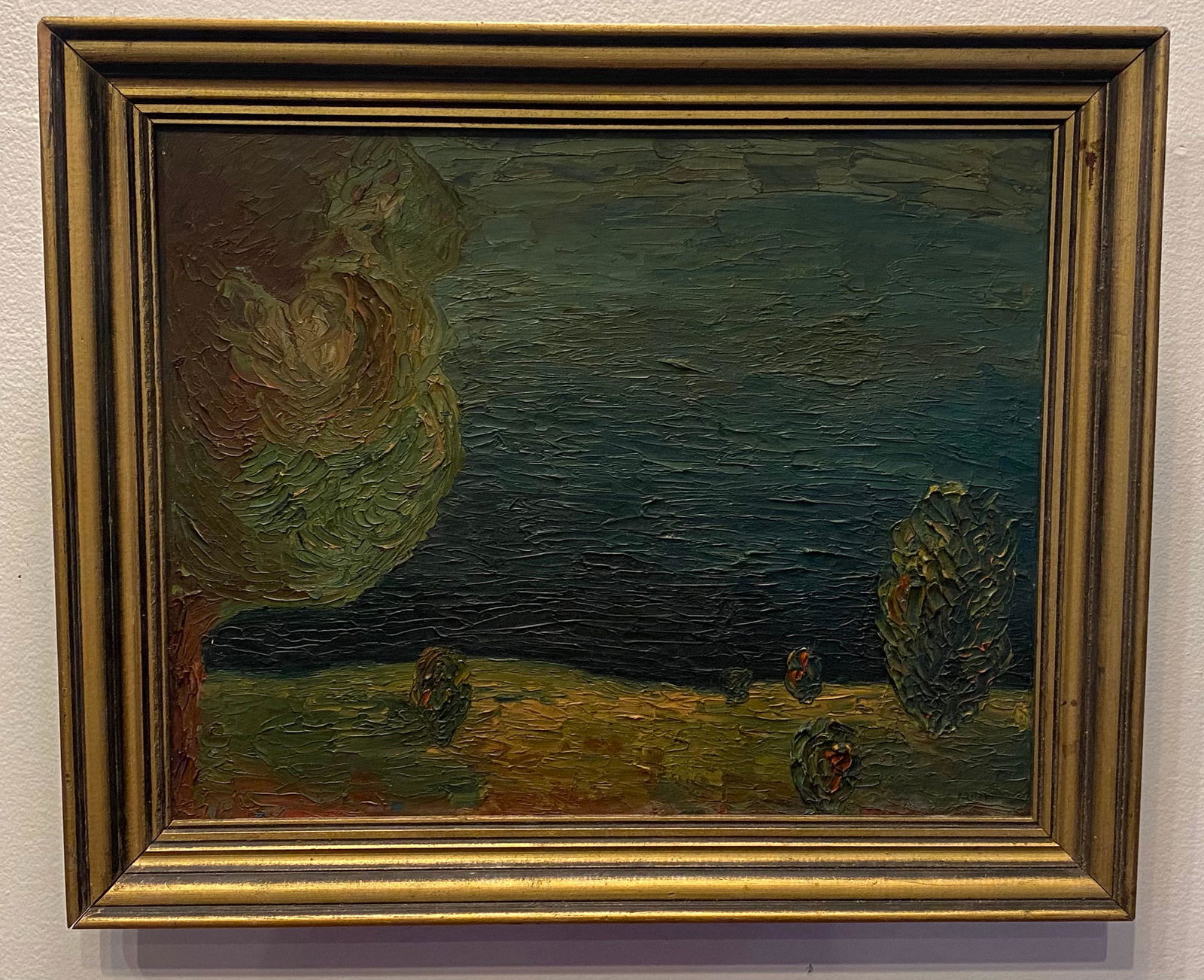 Post Impressionist Oil on Canvas Signed & Dated (1 of 7)