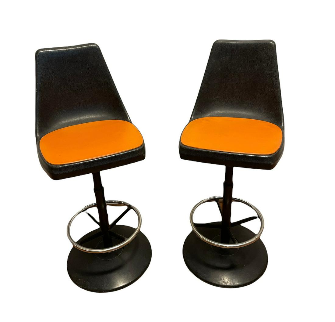 Pair 1970's Barstools (1 of 5)