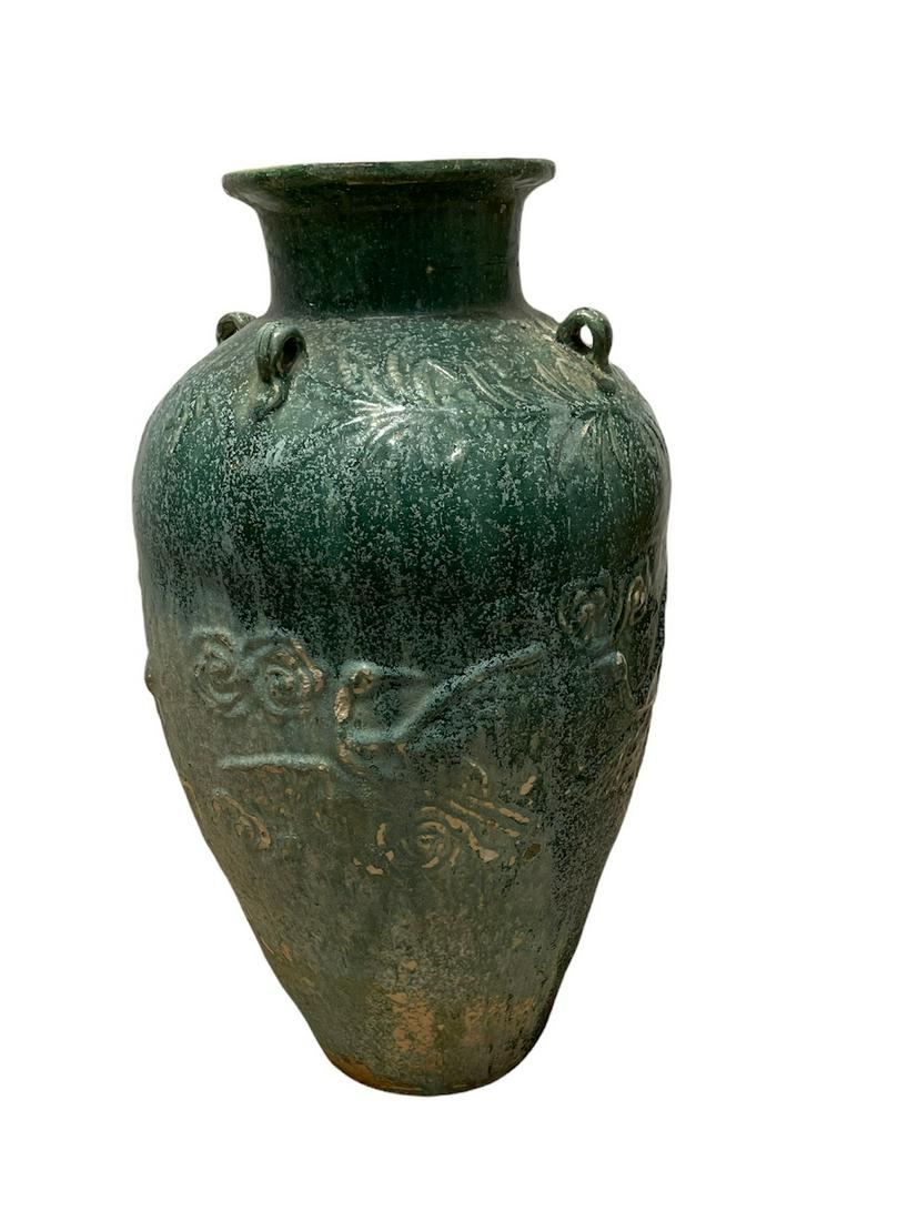 Large Neoclassical Italian Pottery Urn (1 of 6)