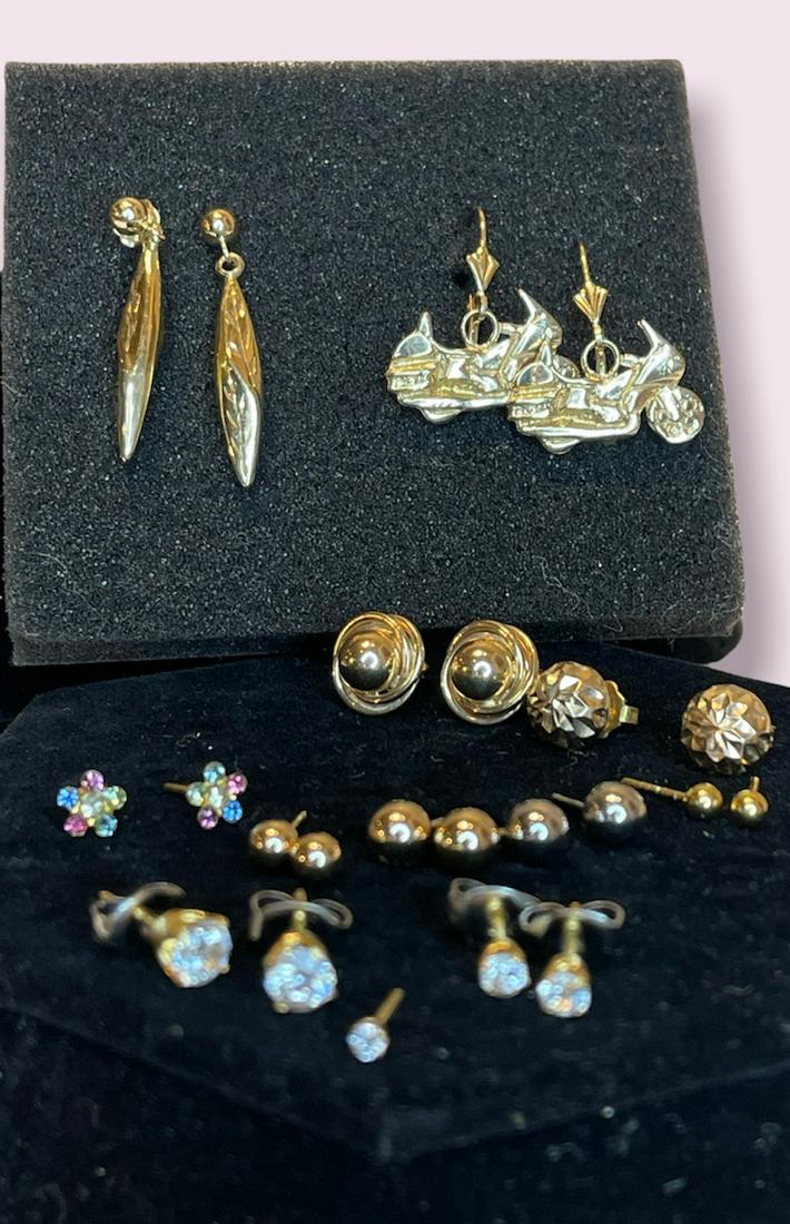 Mostly Gold Earring Collection (1 of 1)