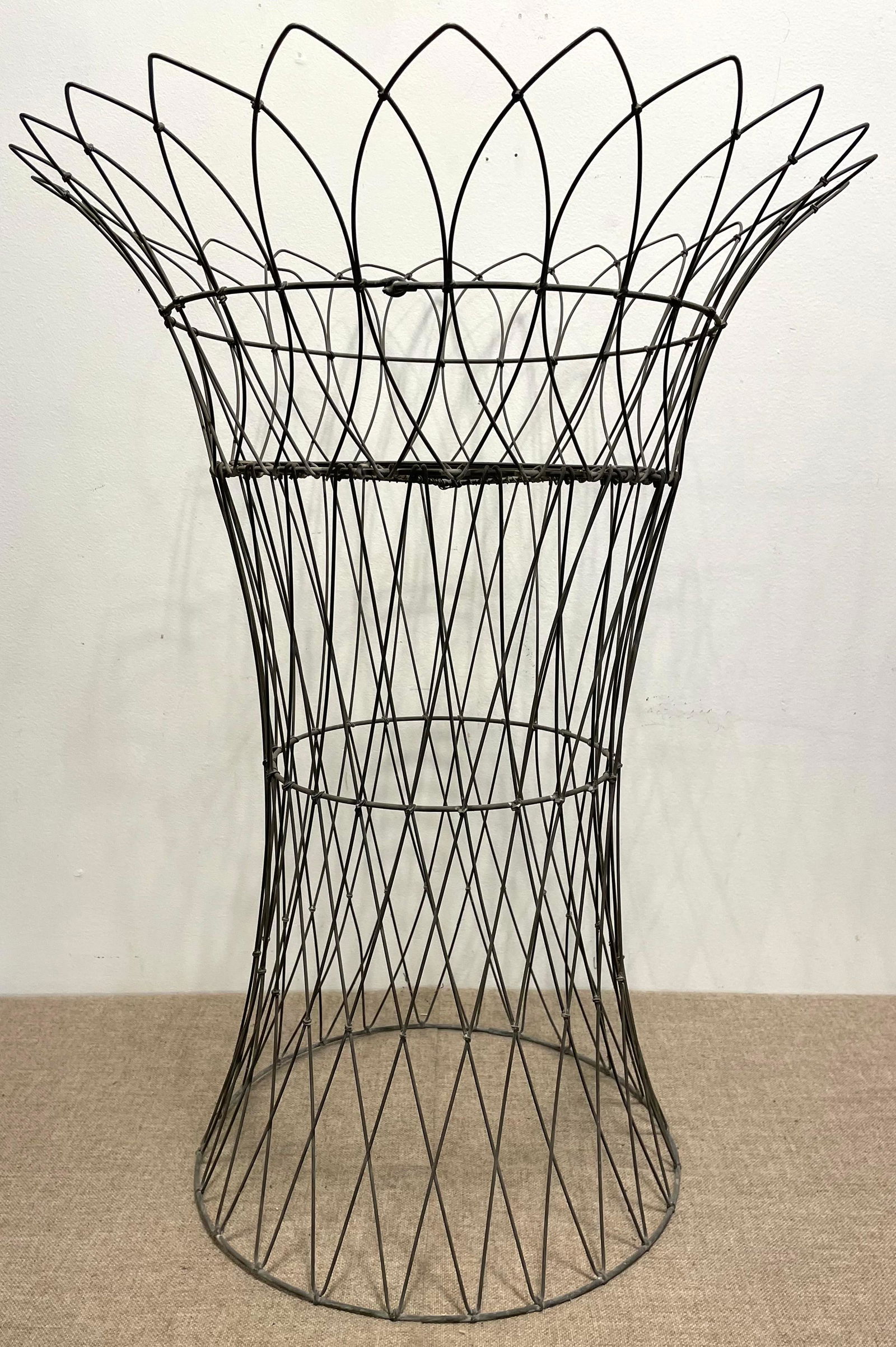 Antique Victorian Wire Garden Planter (1 of 2)