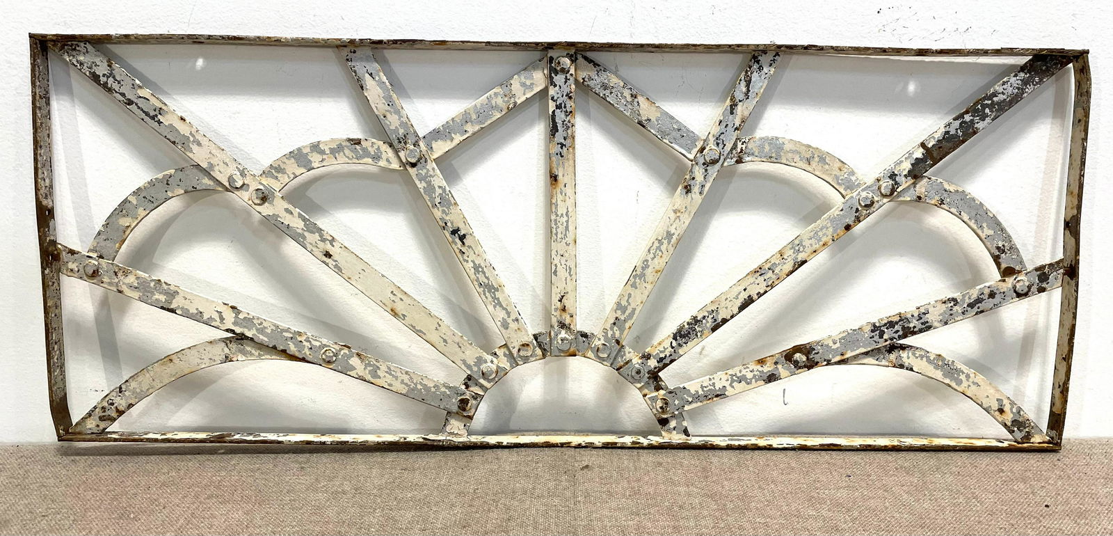 Original French Art Deco Metal Architectural Panel #3 (1 of 4)