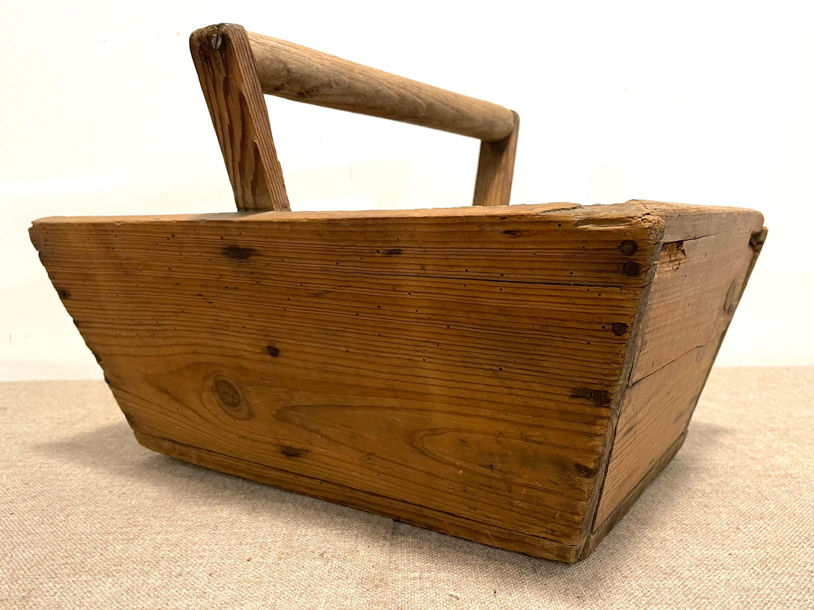 1800's Primitive Flower Gathering Basket (1 of 4)