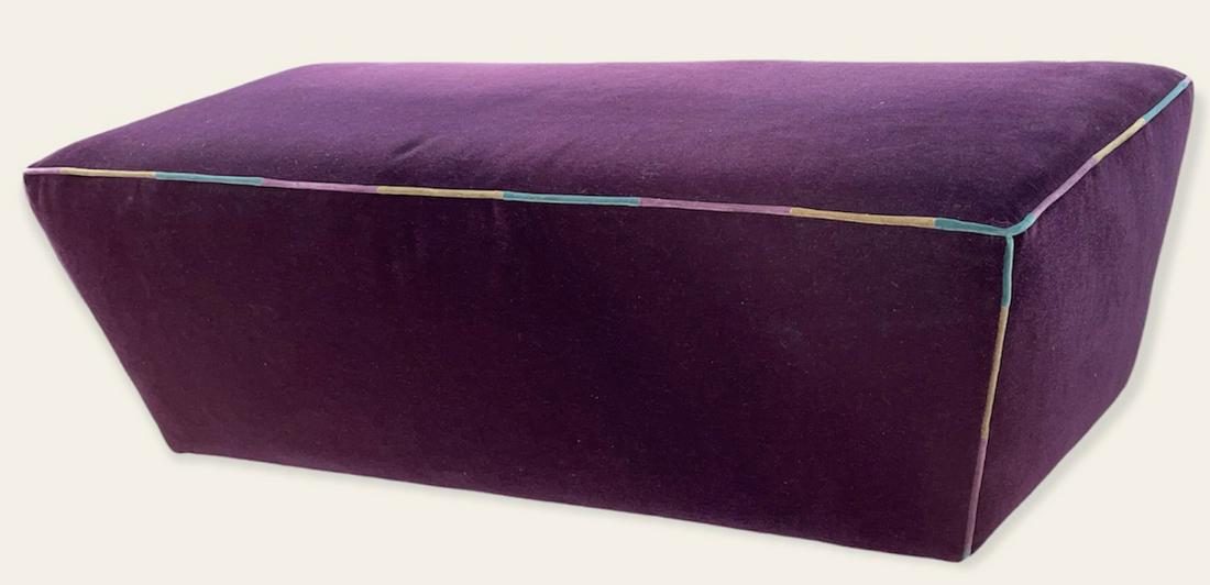 Purple Post Modern Bench (1 of 3)
