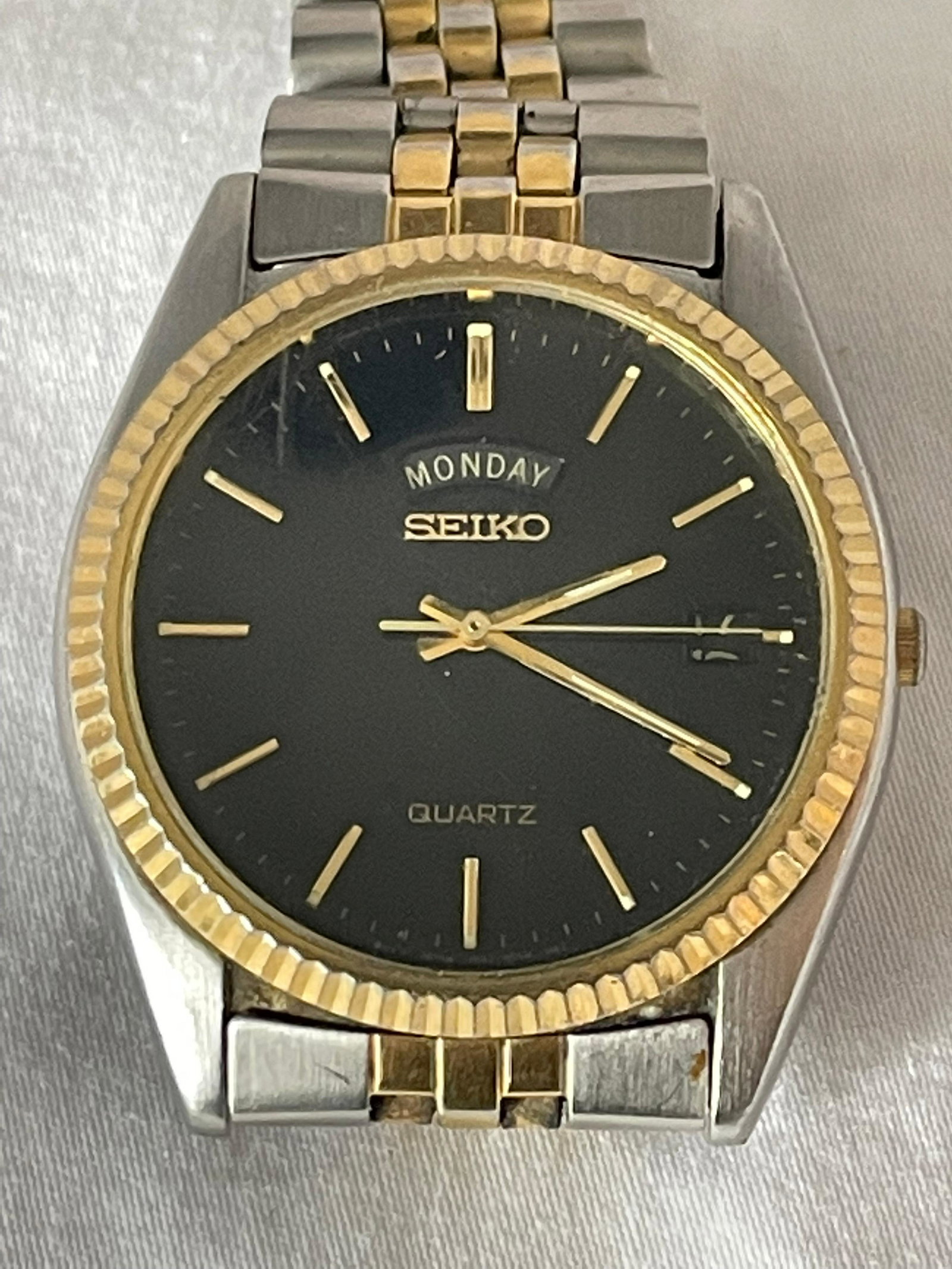 Vintage Men's SEIKO Calendar Watch: as found