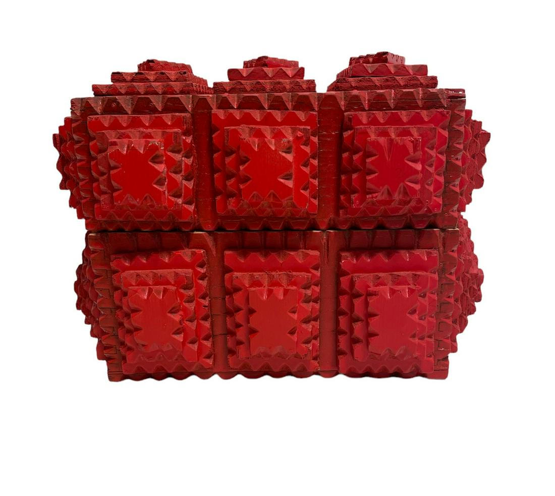 POPS CASEY Tramp Art Box (1 of 7)