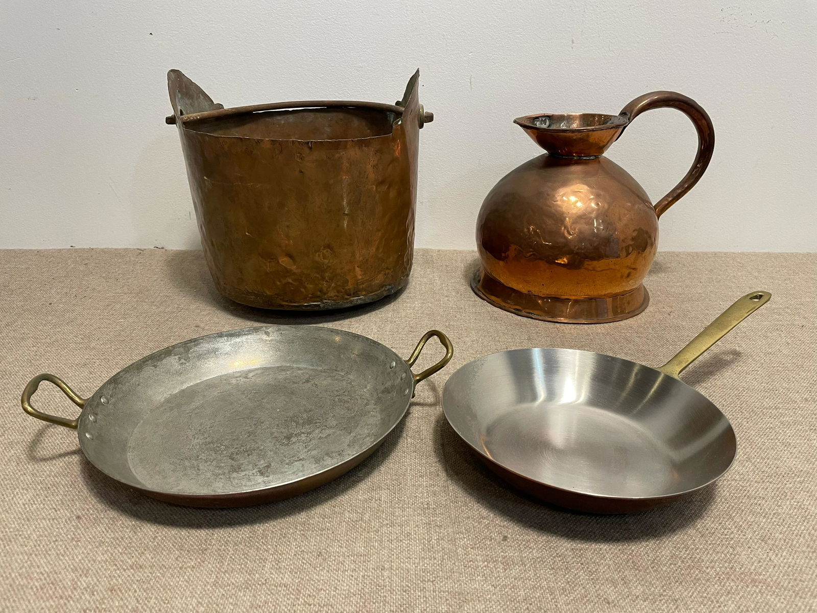 4 pc Copper Pots (1 of 8)