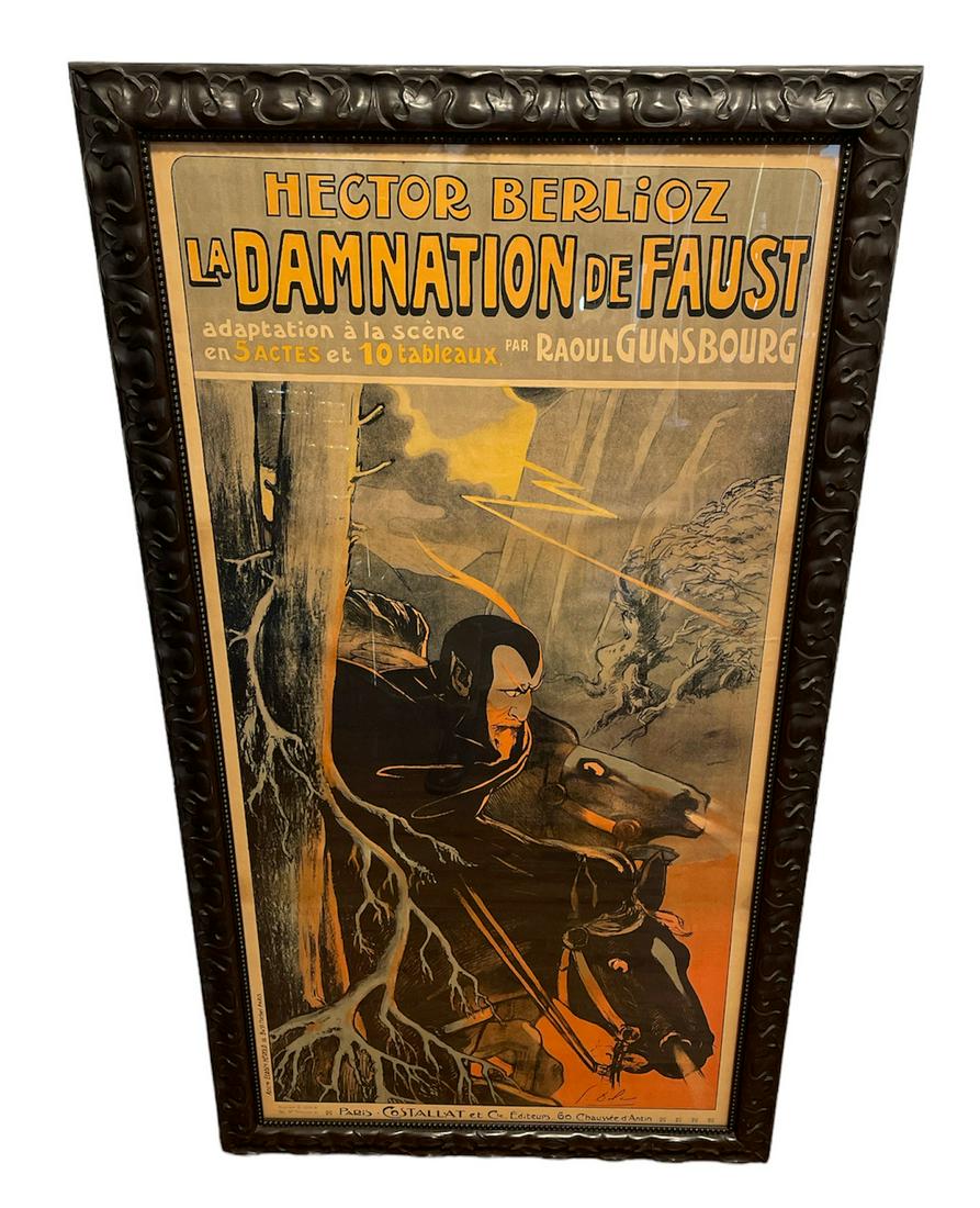 Faust Opera Art Poster in frame (1 of 3)