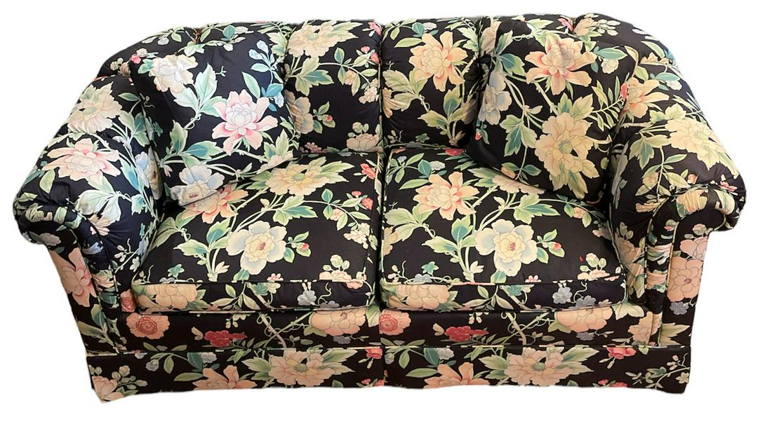 BAKER Petite Loveseat Sofa Couch (1 of 3)