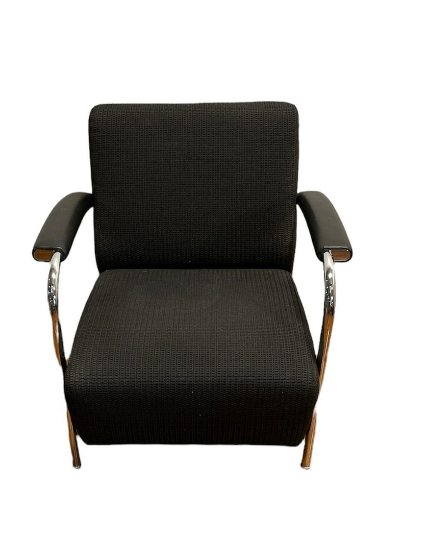 Mid Century 70s Style Arm Chair Jazz Club: 28in h to back x 16in h to seat x 29in w x 34in d