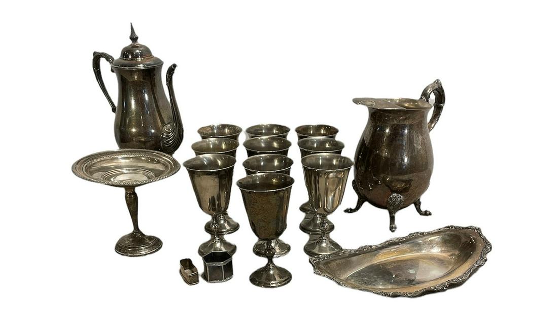 Collection Sterling & Silverplate Serving Dishes Italy (1 of 8)