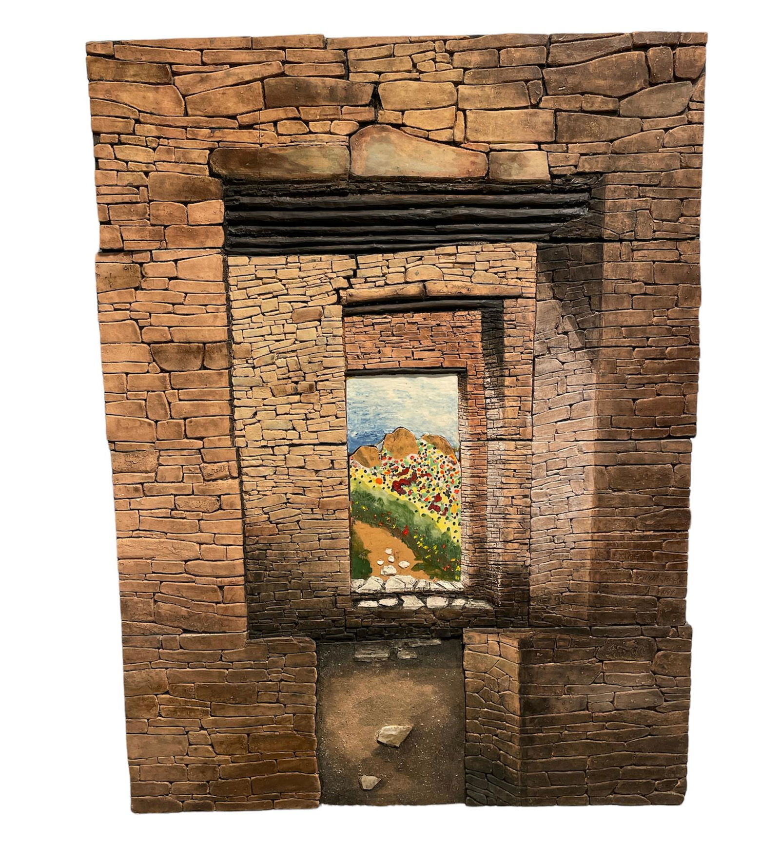 NELFA QUERUBIN TOMPKINS Framed Ceramic Artwork (1 of 3)