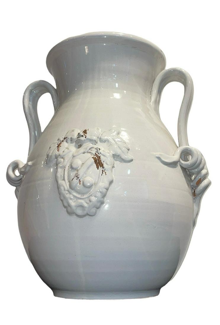 Large Italian Terra Cotta Garden Vase (1 of 6)