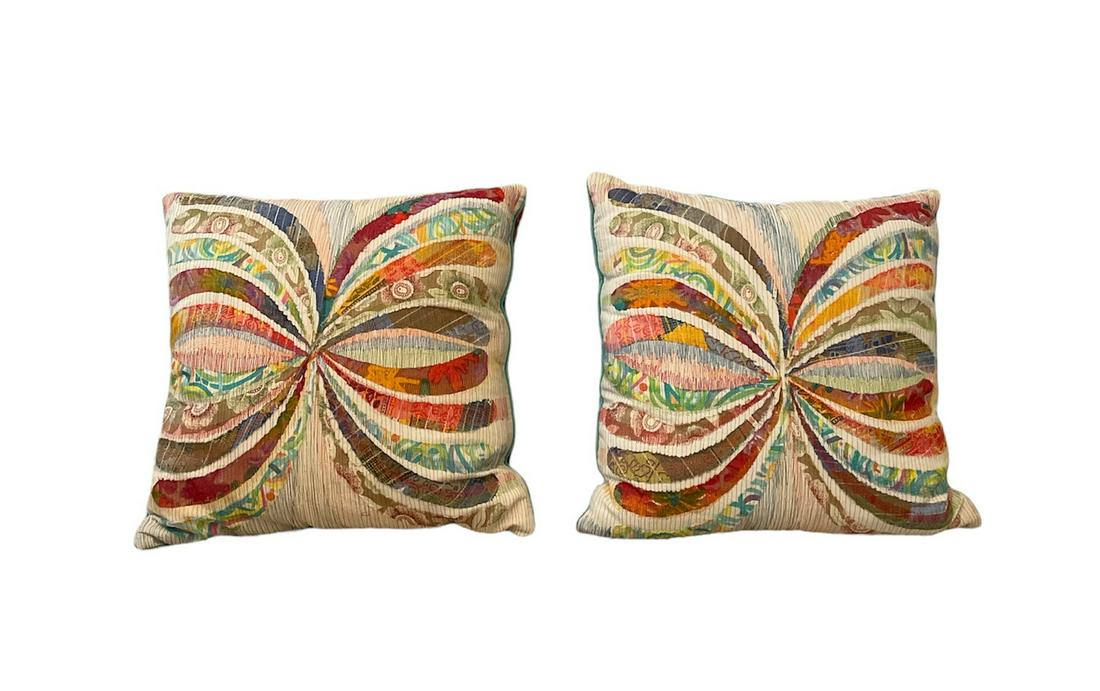 Pair Boho Chic Pillows (1 of 2)