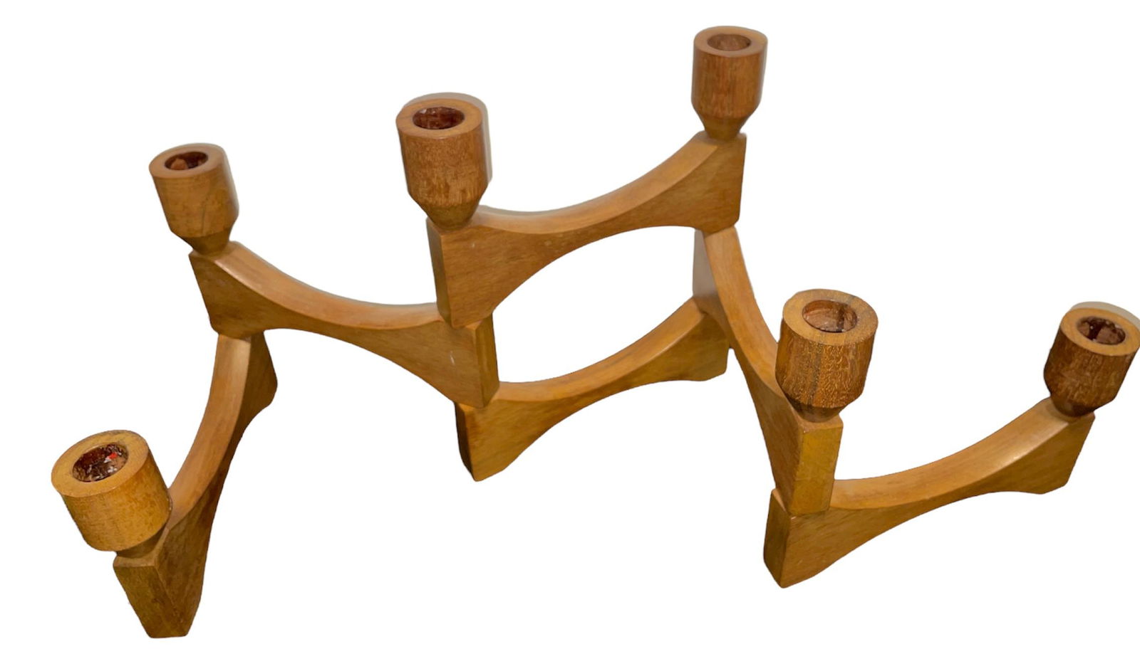 Adjustable & Collapsible Mid Century Candle Holder (1 of 3)