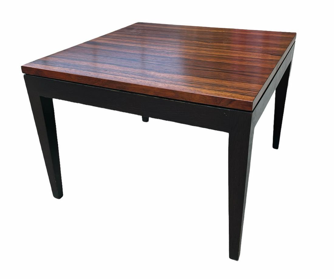 JACK CARTWRIGHT for FOUNDERS CDP Rosewood Side Table: 16in H x 22in x 22in
