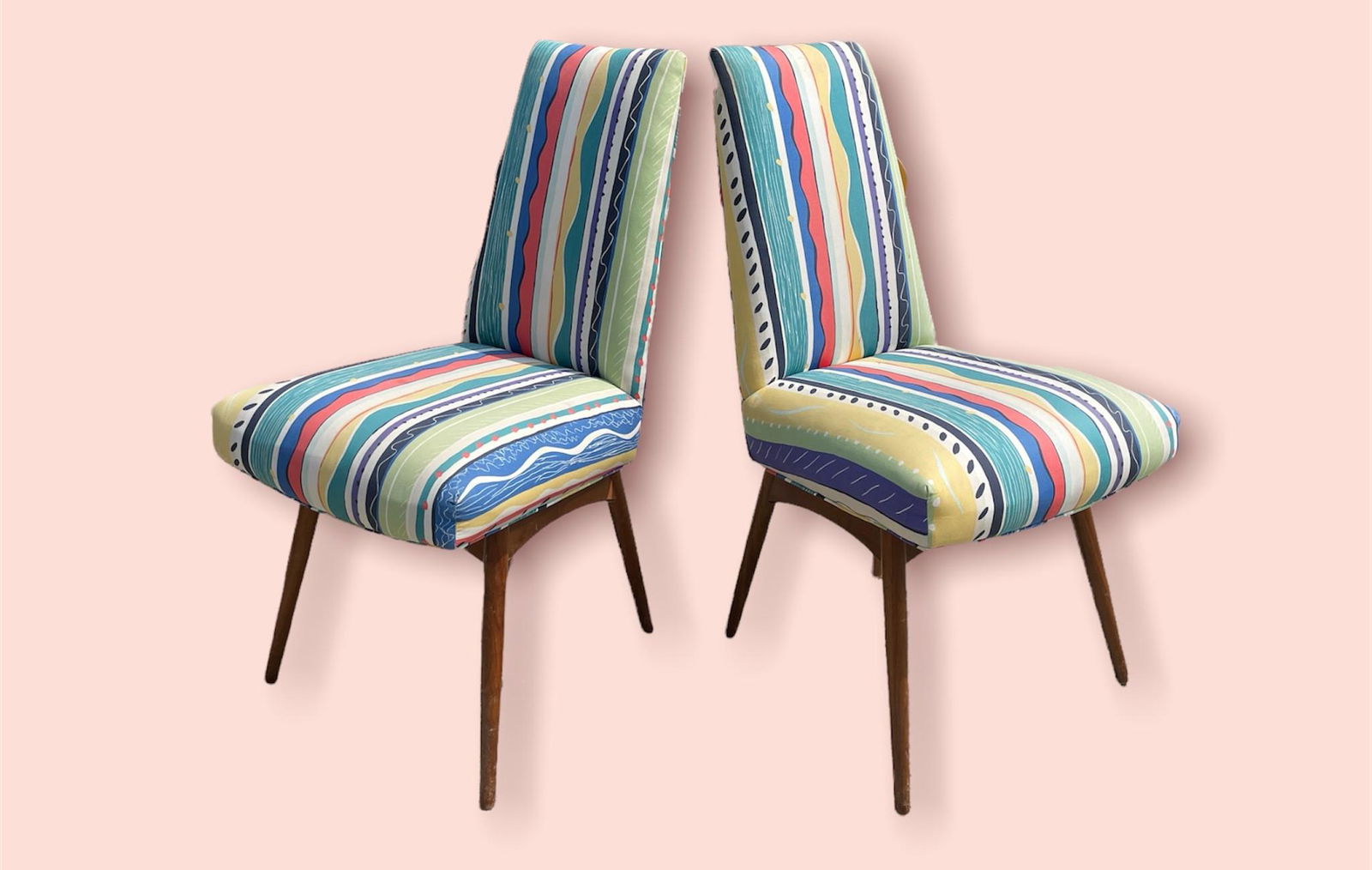 Pair of ADRIAN PEARSALL Dining Chairs (1 of 3)