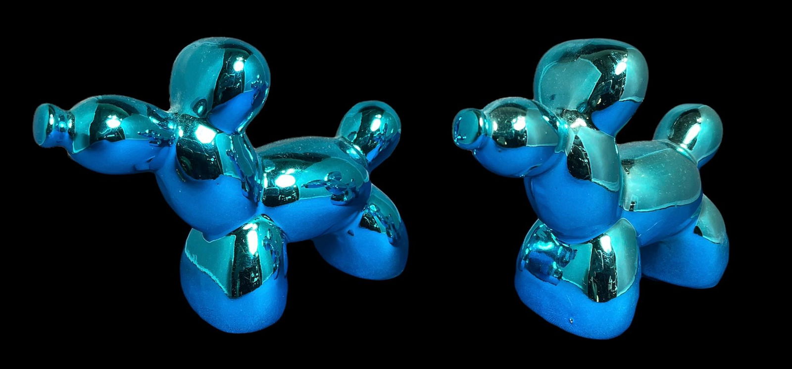 Pr. JEFF KOONS Balloon Dogs: 3.5in H x 5in L
