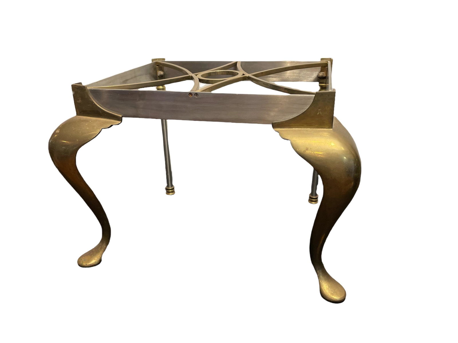 19th C Brass Footman Fireplace Warmer (1 of 4)